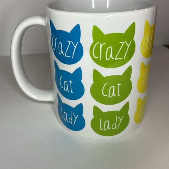 Society 6 “Crazy Cat Lady” Colorful Mug - Picture 5 of 11